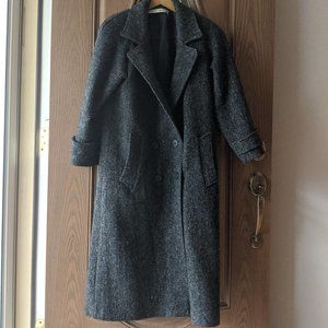 Vintage Larry Levine Tweed Trench Coat